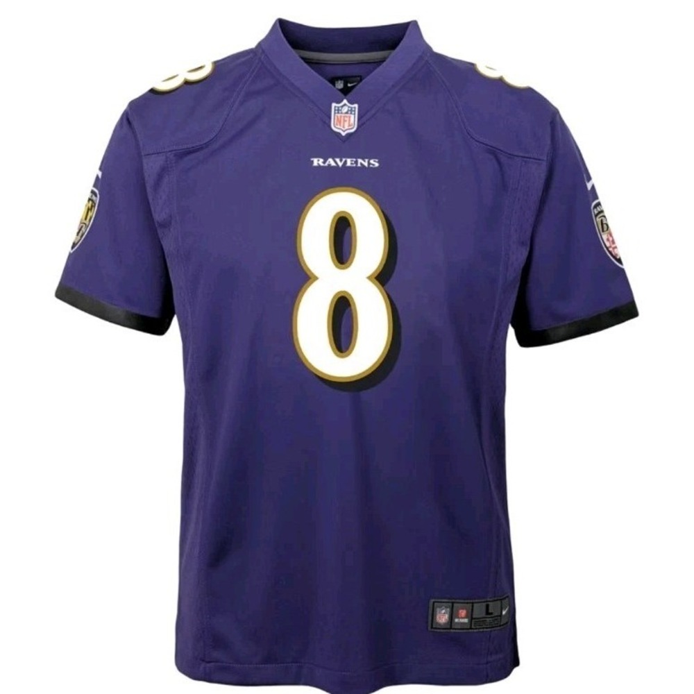 Lamar Jackson Baltimore Ravens Nike Youth Game Jersey - Purple Size Youth XL